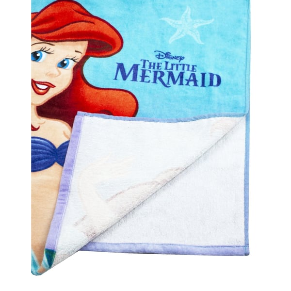 The Little Mermaid Girls Swimsuit And Poncho Set