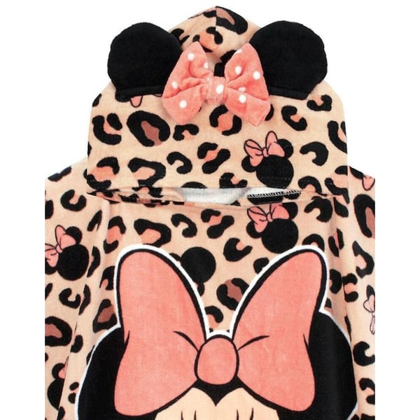 Disney Girls Minnie Mouse Swimsuit And Poncho Set