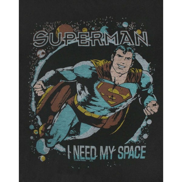 Junk Food Mens I Need My Space Superman T-Shirt