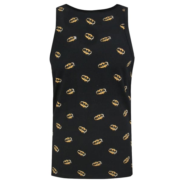 Batman Mens Stencil All-Over Print Vest