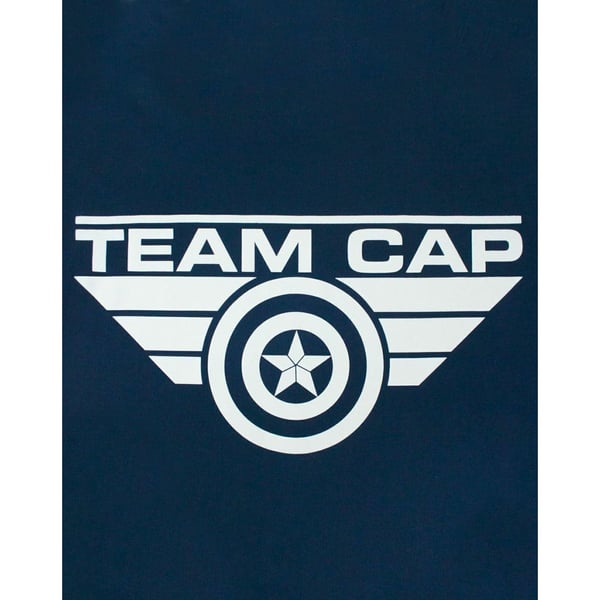 Captain America Civil War Girls Team Cap T-Shirt