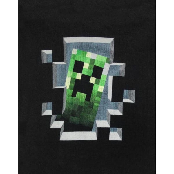 Minecraft Drenge Inside Creeper Hoodie til drenge