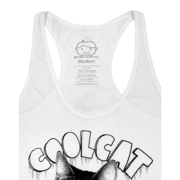 Goodie Two Sleeves Naisten Cool Cat -toppi