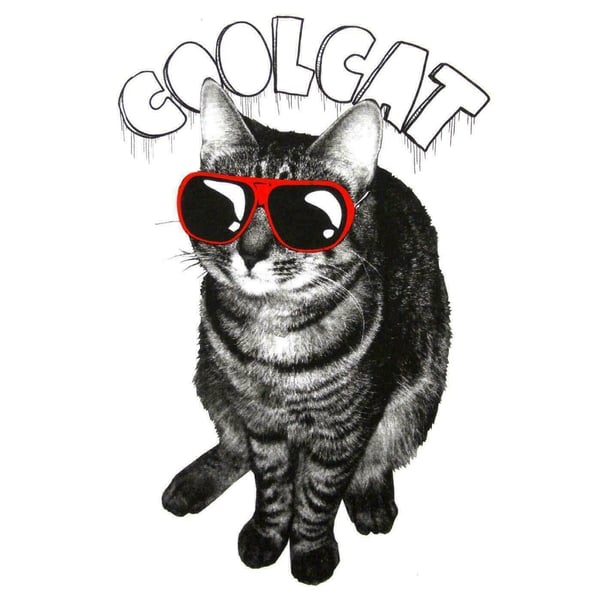 Goodie Two Sleeves Naisten Cool Cat -toppi