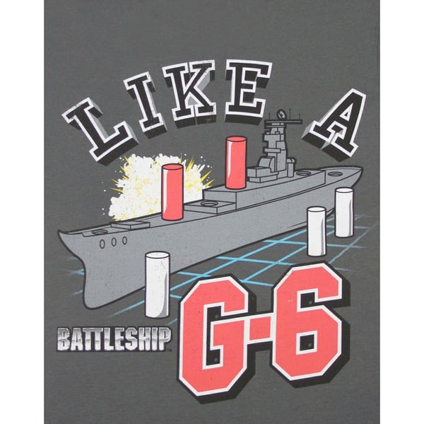 Goodie Two Sleeves Womens/Ladies Battleship Like A G6 T-Shirt
