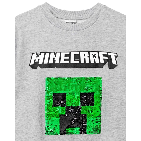 Minecraft Childrens/Kids Sequin Flip Sweatshirt