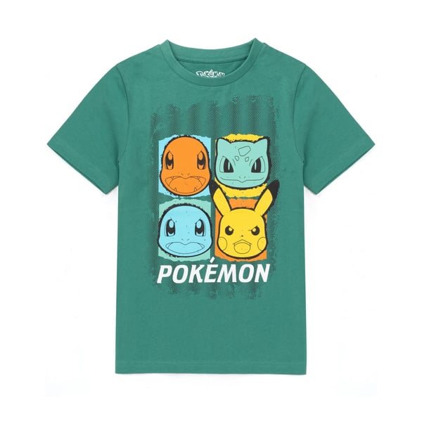 Pokemon T-shirt för pojkar med karaktärer