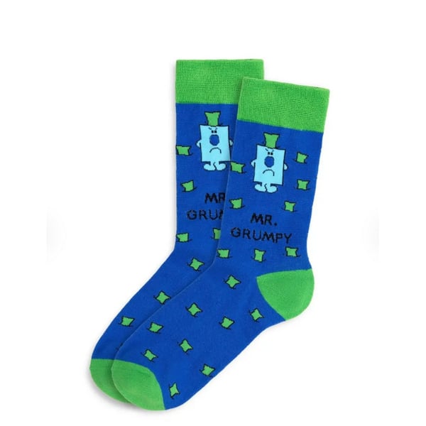 Mr Men Mens My Dad Is Mr Grumpy Mug And Sock Set