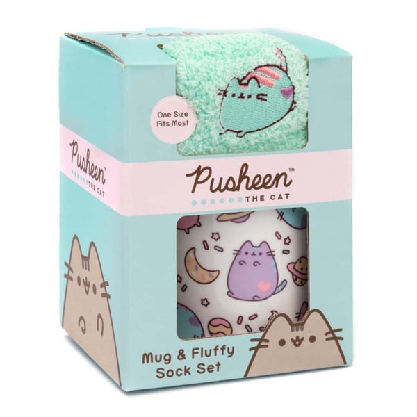 Pusheen Womens/Ladies Mug And Sock Set