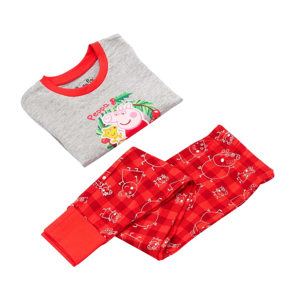 Peppa Pig Girls Christmas Pyjama Set