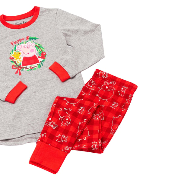 Peppa Pig Girls Christmas Pyjama Set
