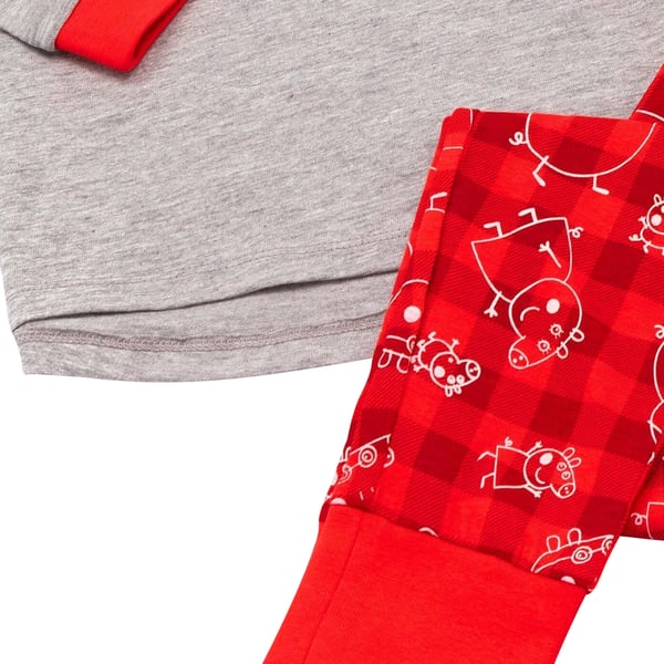Peppa Pig Girls Christmas Pyjama Set