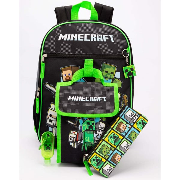Minecraft Børne/børn Time To Mine Rygsæksæt