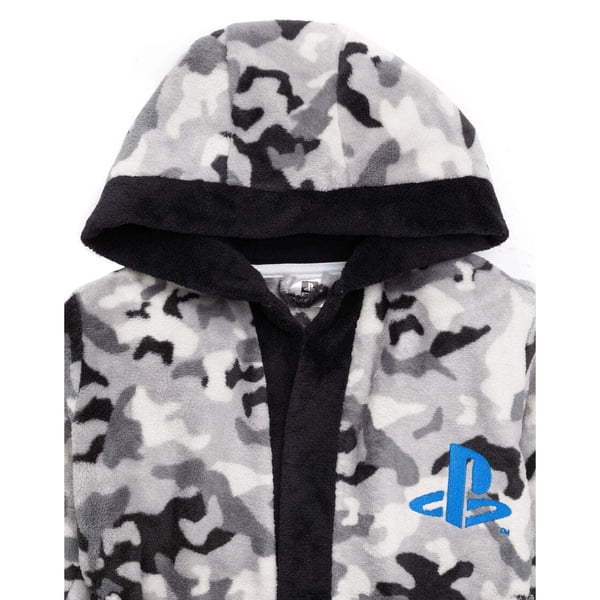 Playstation Childrens/Kids Camo Game Dressing Gown