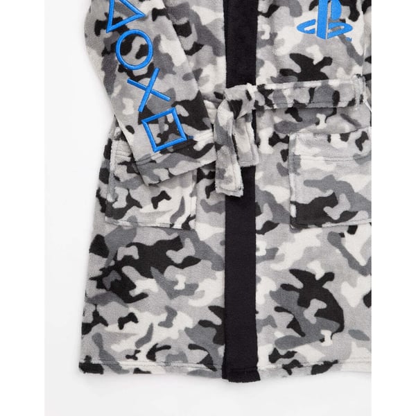 Playstation Childrens/Kids Camo Game Dressing Gown