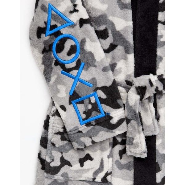 Playstation Childrens/Kids Camo Game Dressing Gown