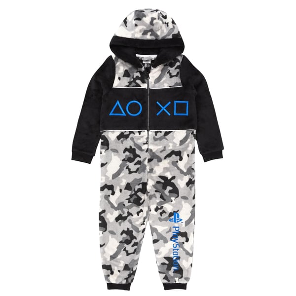 Playstation Childrens/Kids Camo Game Sleepsuit
