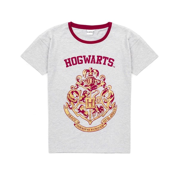Harry Potter Womens/Ladies Hogwarts Crest Short Pyjama Set