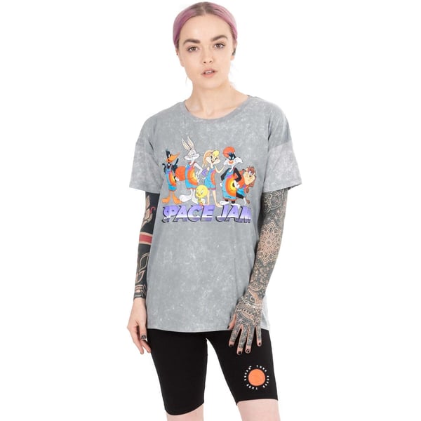 Space Jam Womens/Ladies T-Shirt & Shorts Set
