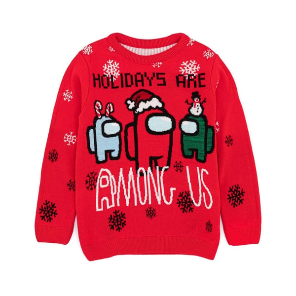 Among Us Jule sweatshirt til børn/unge