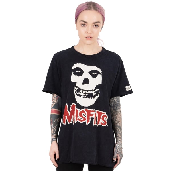 Misfits Unisex Adult Skull T-Shirt