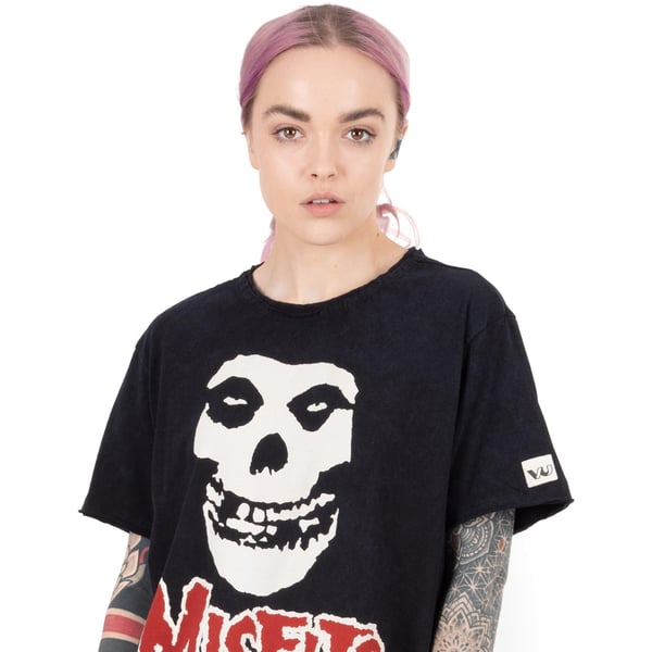 Misfits Unisex Adult Skull T-Shirt