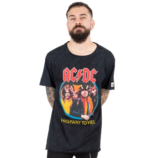 AC/DC Unisex aikuisten Highway To Hell Circle T-paita