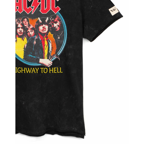 AC/DC Unisex aikuisten Highway To Hell Circle T-paita