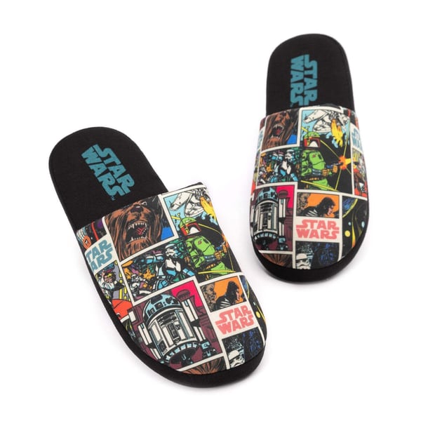 Star Wars Mens Comic Slippers