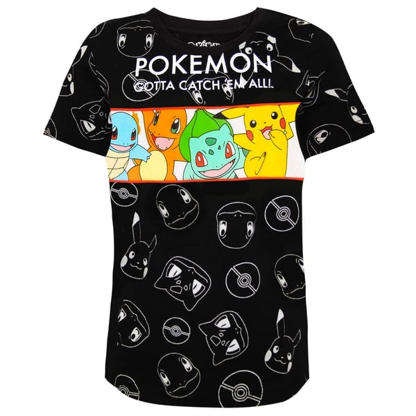 Pokemon Pojkar Karaktärer T-shirt