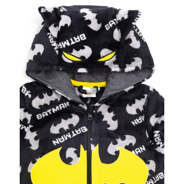Batman Boys Fluffy All-In-One Nightwear