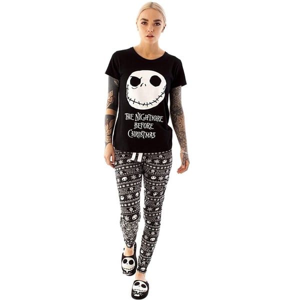 Nightmare Before Christmas Womens/Ladies Jack Skellington Pyjama Set