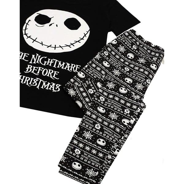 Nightmare Before Christmas Womens/Ladies Jack Skellington Pyjama Set
