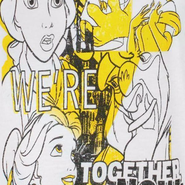 Beauty And The Beast Girls We Are Together Now Belle T-Shirt