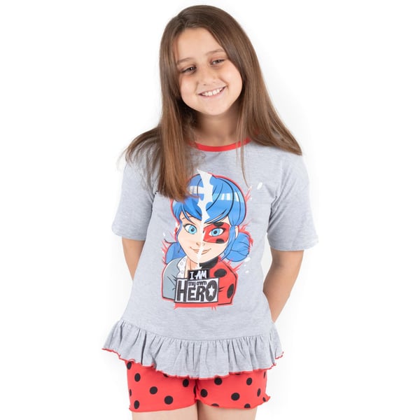 Miraculous Girls I Am My Own Hero! Short Pyjama Set (Pack of 3)