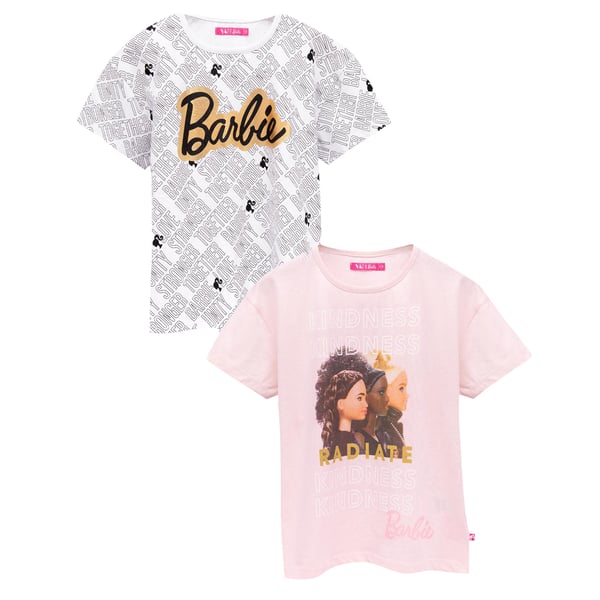Barbie Girls Kindness Stronger Together Unity And Love T-Shirt Set (Pack of 2)