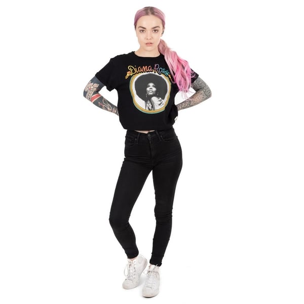 Diana Ross Womens/Ladies Crop T-Shirt
