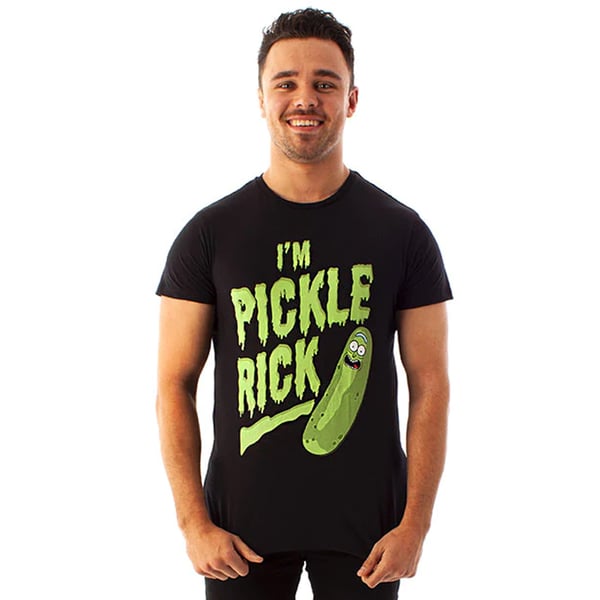 Rick And Morty Mens I´m Pickle Rick Short-Sleeved T-Shirt