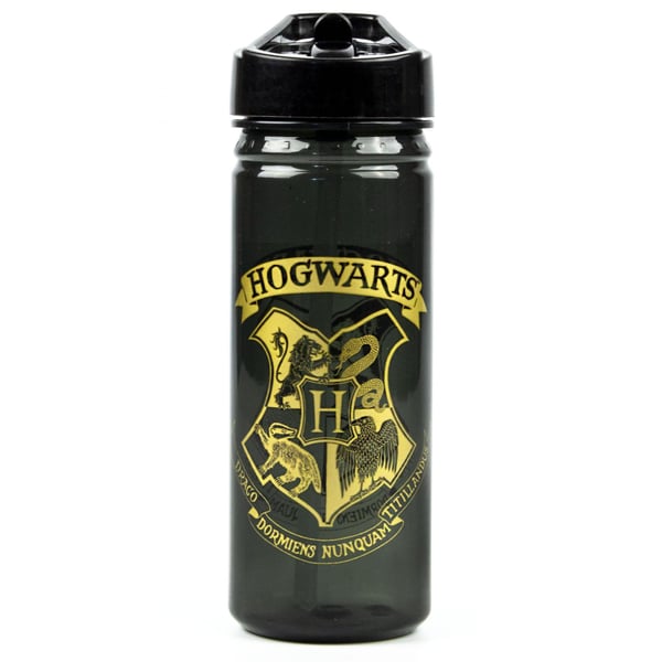 Harry Potter Hogwarts Crest Plastic 600 ml vandflaske
