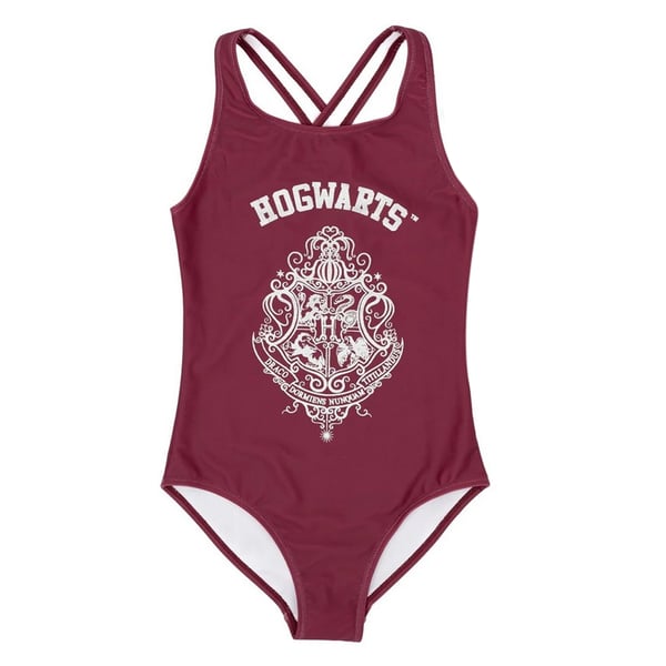 Harry Potter Girls Hogwarts One Piece Swimsuit