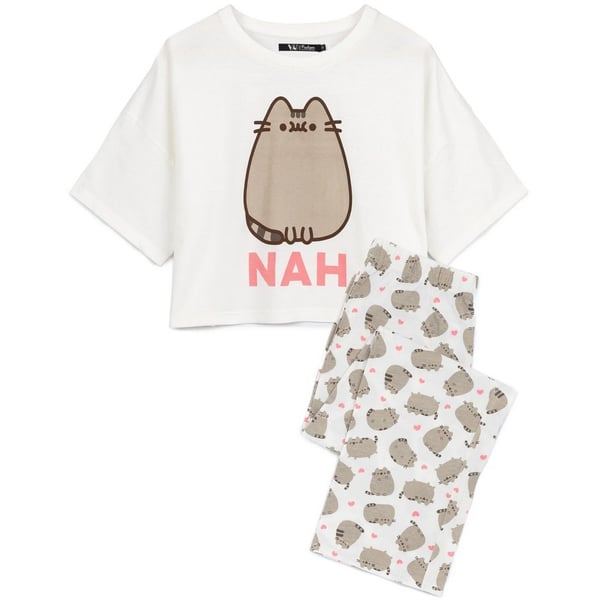 Pusheen Dame/Ladies Nah Long Pyjamasæt