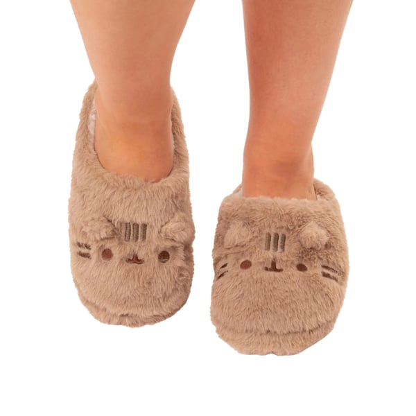 Pusheen Womens/Ladies Faux Fur Slippers
