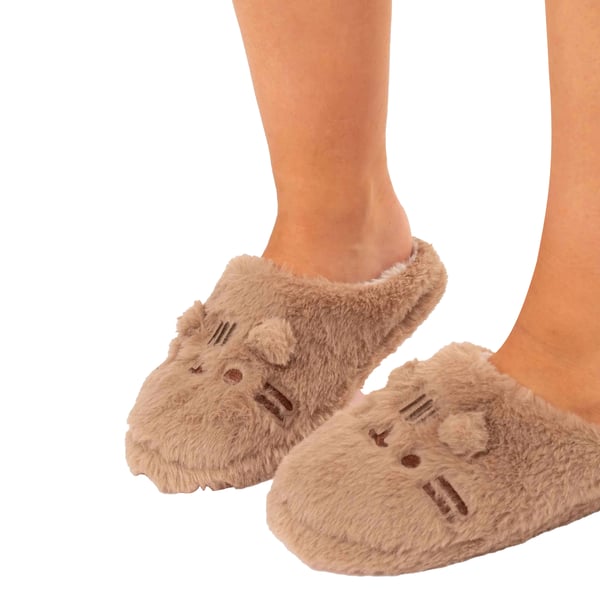 Pusheen Womens/Ladies Faux Fur Slippers