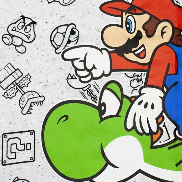 Super Mario Boys Mario Yoshi T-paita