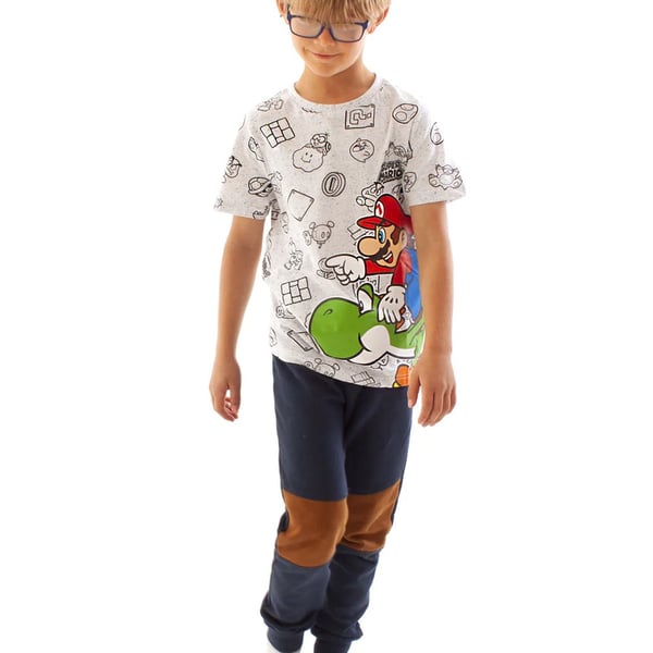 Super Mario Boys Mario Yoshi T-paita