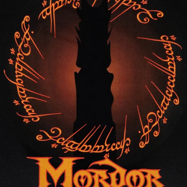 Taru sormusten herrasta Miesten Mordor T-paita
