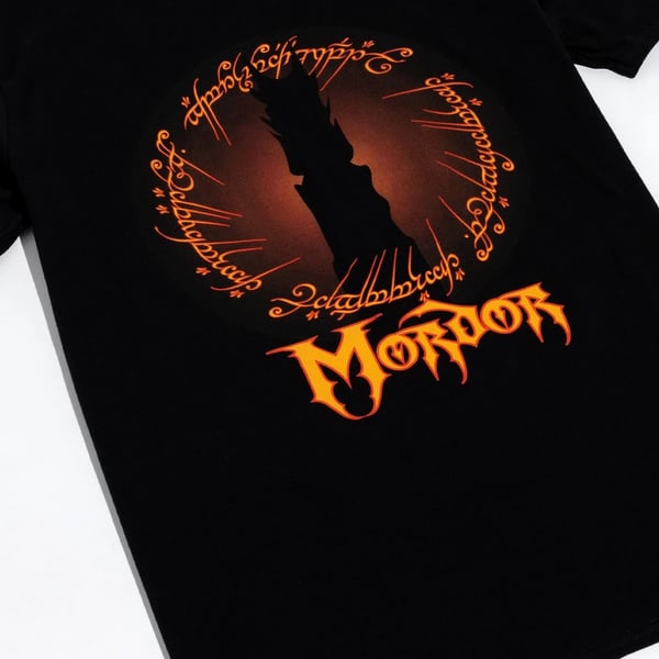 Taru sormusten herrasta Miesten Mordor T-paita