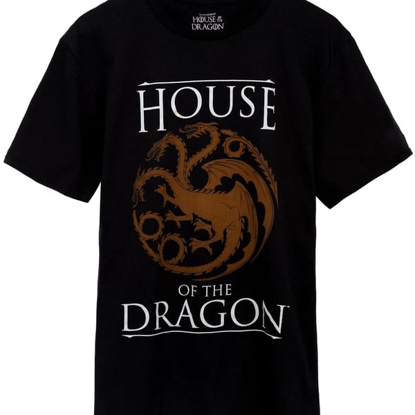 House Of The Dragon T-shirt med logotyp för män