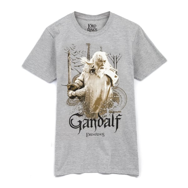 The Lord Of The Rings Herr Gandalf Heather T-shirt