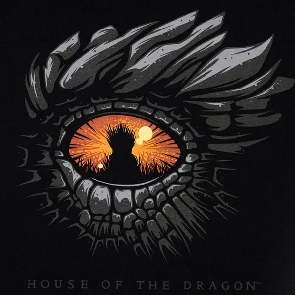 House Of The Dragon Mens Eye T-Shirt